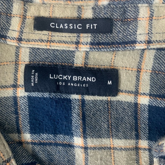 Lucky Brand Plaid Flannel Button Down - Picture 10 of 11